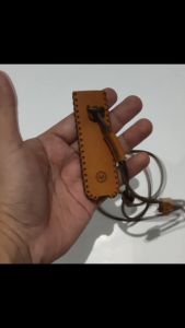 VAGARY Leather Sleeve Case Foom X + Lanyard