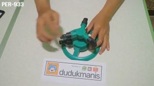 PROMO LIUYI Penyiram Tanaman Otomatis Putar 360 Derajat 3 Sprinkler Kincir Air Putar Petani Murah