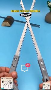 Gergaji Tangan Potong Bonsai Dahan Kayu Ranting Pipa Kecil Ekor Ayam SK5 Mini Garden Pruning Hand Saw