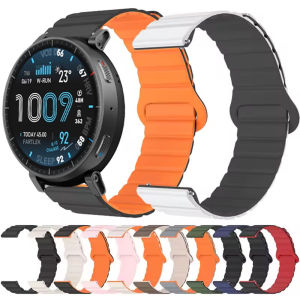 20mm 22mm Magnetic Loop Band For Amazfit GTS 4/2/3/3pro/GTS2 Mini/GTR 4 42mm/47mm/GTR2/2e/Stratos/Active Max/Active 2 Bracelet