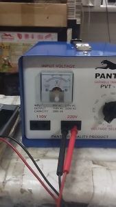 Panther PVT Manual Voltage Regulator/Variable Transformer 2000 Watts Output 110V and 220VAC