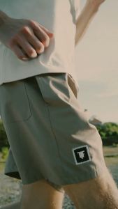 Moral Flat Official Boardshort - Celana Pria - MODS - Dark Brown