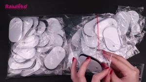 10Pcs(5pairs) Electrode Pads Digital For Tens Acupuncture Pulse Digital Therapy Machine Massager Pad Medium Frequency Muscle Stimulator