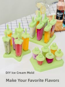Toxic Free Ice Cream Maker Home Use Kitchen Tool for Making Ice Cream And Ice Cubes Smart Lady Brand Ice Tray