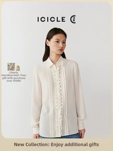 ICICLE | Easy-care Autumn Silk Chiffon Shirt