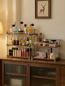 AMU·PIGGY | Makeup Organizer Desktop Storage Shelf