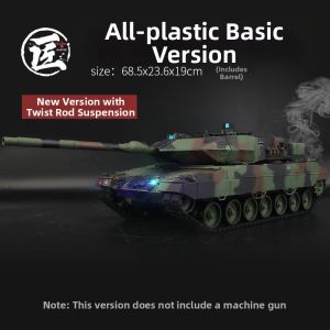 TANKZHANG | Radio Controlled 1/16 Scale Metal Leopard 2A6 Tank Climbing Toy