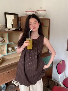 Mixd | Áo Gile Sọc Vintage Thoải Mái