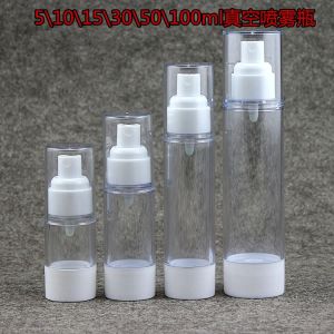 Ultrafine Mist Spray Vacuum Bottle 5ml/100ml High End Skin Refreshing Water Cosmetic Trial Sample Packaging Bottle