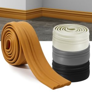 2M Waterproof Enclosure Self adhesive Skirting Line 3D Wall Stickers Thickened Anti-collision Decorations Kids Corner Line