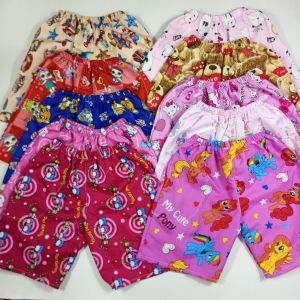 Paket 6 pcs Celana Pendek Anak Perempuan/ Celana Pendek Anak Karakter/ Bawahan