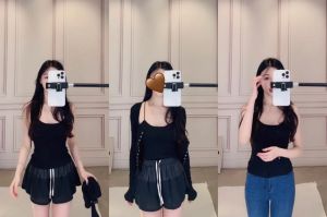 Timeless Black White Grey Strap Vest Slim Fit Inner Wear Versatile Solid Color Good Version Can Wear for 5 Years