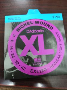 Daddario Electric Guitar strings 1 set EXL120