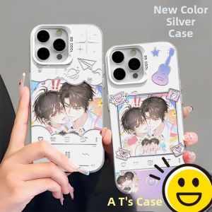 New School Bag Wait for Me Phone Case Suitable for  1614promax Xiaomi 15 Huawei Honor Vivo Oppoa2 Oneplus 13 Cute Cartoon Anime Style