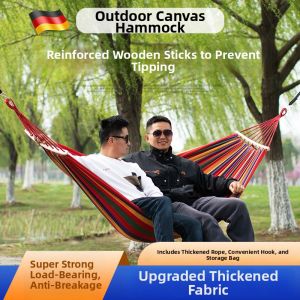 Outdoor Double Layer Anti-Tilt Thickened Swing Bed