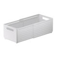 【HOSPORT】Compact Expandable Storage Box with Handles for Bedroom and Office Durable Plastic Material. 