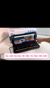 Máy hút chân không thực phẩm SEKA CORISU P290 hút đa dạng thực phẩm khô và ướt dùng túi trơn 2 mặt lực hút khoẻ hàn tự động chắc chắn bảo quản thực phẩm thao tác đơn giản tiện lợi