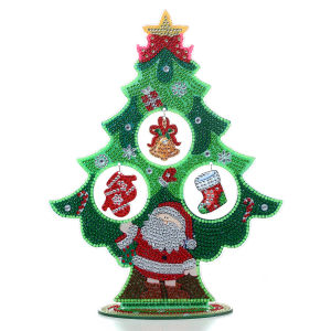 A DIY Christmas-Themed Diamond Painting Art Set. Double-Sided Luminous Desktop Decorative Items Pendants Or Gifts