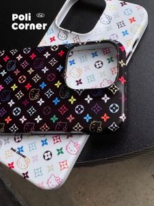 Policorner Floral And Star Phone Case Matte Finish Elderly Protection Two in One Air 15 Cover 17 pro Max Compatible