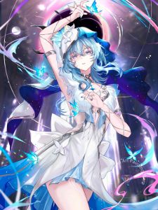 BILIBILI | Sz26The Studded W-Wuthering-Wave-e-Cute Verina Rover ShouAnRen Diamond Painting Kit Anime Game 5D DIY Diamond Embroidery Cross S
