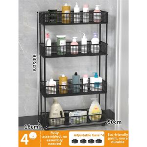Slim Bathroom Storage Rack