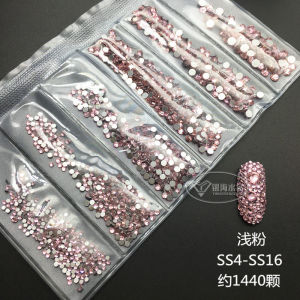 Super Shiny Fire Drill Flat Bottom Glass Nail Art Drills Popular AB Drill Colorful Drills Mix Assorted Beauty Tools for Any Skin Type