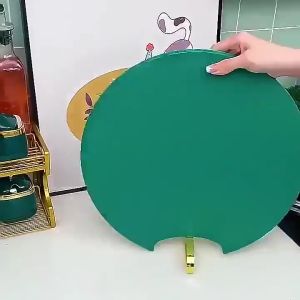 WHL Emerald Antibacterial Standing Chopping Board Proof Plastic Round Vegetable Cutting Board 抗菌防霉塑料圆形切菜砧板