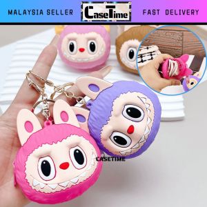 Keychain cute labubu accessories cutie chain strap holder cartoon candy colour 钥匙圈