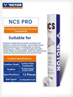 VICTOR | Stable & Durable Synthetic Badminton Shuttlecock