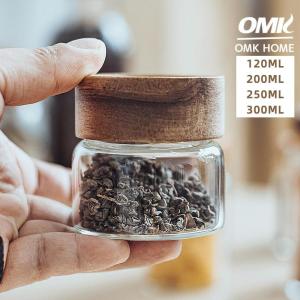 OMK Hộp Đựng Thực Phẩm Hộp Kín Hộp Đựng Hạt Cà Phê Kín Khí Hộp Đựng Trà Hộp Đựng Thực Phẩm Bộ Đựng Lọ Thủy Tinh Kín Gió Lọ Thủy Tinh Hộp Đựng Lọ Thủy Tinh Với Nắp Tre