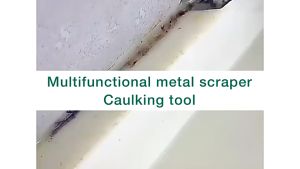 Three-in-one Metal Scraper Multi-functional Inner Corner Scraper Glass Glue Silicone Seam Removal Tool Pengikis Logam Tiga Dalam Satu