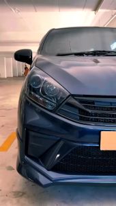 Perodua Axia 2017-2022 Ready Cut Honeycomb Grill Full Set Top Bottom