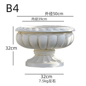 European Style Flower Pot Roman Column Decorative Base Vintage Garden Courtyard Balcony Decoration Home Accessories Ornaments