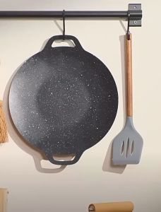 เตาปิ้งย่าง ถาดอบมัลติฟังก์ชั่น กระทะปิ้งย่ ทรงแบน ผิวลื่นไม่ติดกระทะ ความแข็งสูงทนต่ออุณหภูมิสูง กระทะสำหรับย่างเนื้อ ย่างหมู ย่างบาร์บีคิว ย่างผัก ไม่ต้องใช้น้ำมัน