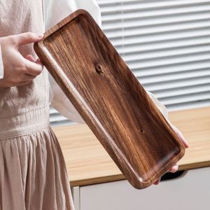 Bảng Trà Dài Bằng Gỗ Óc Chó Nam Mỹ Kiểu Nhật Bản Bảng Đựng Trái Cây Và Đồ Ăn Nhẹ Bảng Đựng Thực Phẩm Bằng Gỗ Nguyên Khối Cho Gia Đình