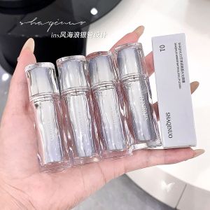 Shaqino Mirror Shine Water Light Lip Gloss Moisturizing Transparent Youthful Long-lasting Makeup Resistant to Staining Womens Lipstick