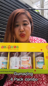 Gumazing Kids Daily Gummy Vitamin Bundle: Omega 3 Fish Oil Vitamin C + Zinc Calcium + Vitamin D3 Multivitamin 4 Pack