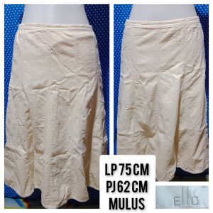 BAWAHAN WANITA ROK PENDEK KREM(ELLA) 595