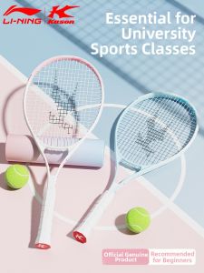 Li-Ning | Beginner Friendly Large Face Lightweight Bounce Training Tennis Racket