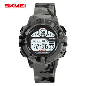 Đồng Hồ Thể Thao Ngoài Trời Mới Cho Học Sinh Nam Thời Trang Đa Năng Đồng Hồ Đếm Ngược Thời Gian Chống Nước Mặt Kính Cường Lực