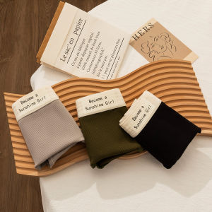 JIAZINI | Quần lót thể thao cotton nguyên chất cho nữ Quần lót kháng khuẩn không đường may cạp vừa Quần lót tam giác mùa thu đông