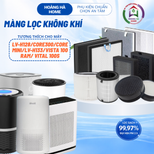 Lõi lọc tương thích máy Levoit Core 400S 300 300S P350 300-RAC 300S 200S LV-H128 VITAL 100S 100 RAM Vitas 200-RAM core mini - Lõi lọc không khí màng lọc không khí lọc bụi khử mùi chất lượng cho máy lọc không khí