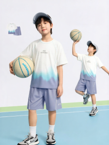 zosee | Summer Outdoor Gradient Cool Breathable Childrens Sport Set