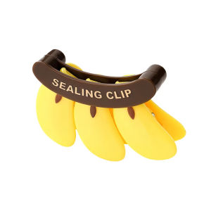 Plastic Banana Magnetic Sealing Clip Kitchen Fridge Snack Organizer Food Bag Sealing Clip Set Cute Cartoon Snack Clips