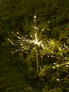 4pcs Solar Firework Light Christmas Lights Waterproof Outdoor Decoration for Garden Holiday Wedding Party New Year Decoration Free Shipping