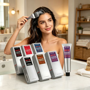 EELHOE | EELHOE Dye Hair Cream Gray Hair Coverage Non‑irritating Smooth Long Lasting Bright Hair Semi‑permanent Fashion Styling Color Dye