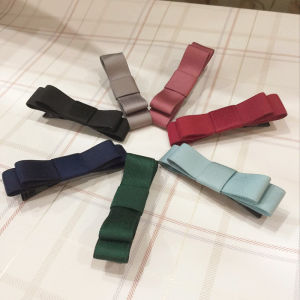 Original Handmade Korean Double-layer Satin Hair Accessories Side Clip Style for Fashion and Casual Wear