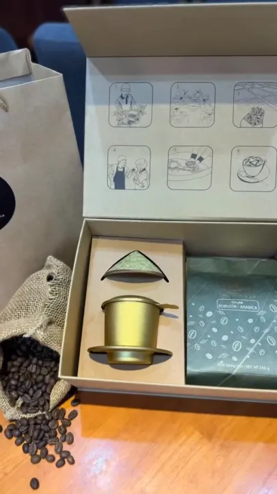 Set Quà Tặng Doanh Nghiệp | Quà Tặng Cà Phê | Cà Phê Rang Xay 250g ...