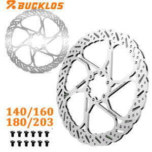 BUCKLOS | BUCKLOS Mountain Bike Hydraulic Brakes Rotor 140mm 160mm 180mm 203mm Bicycle Rotor Stainless Steel BMX MTB Disc Brake