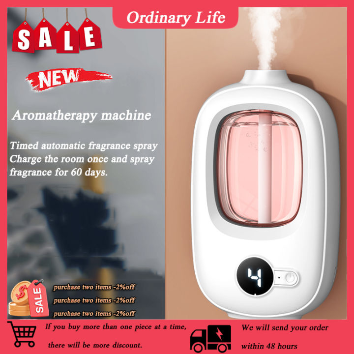 Automatic Aroma Diffuser Essential Oil Humidifier Rechargeable ...